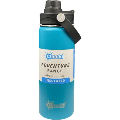 Stainless Steel Bottle Adventure Insulated Aqua 600ml