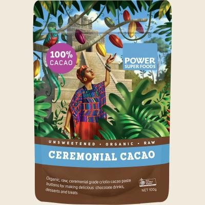 Cacao Paste Buttons Ceremonial Grade Certified Organic 100g