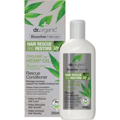 Rescue & Restore Conditioner Organic Hemp Oil 265ml