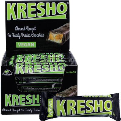 Kresho Bar Chocolate Covered Almond Nougat 24x45g