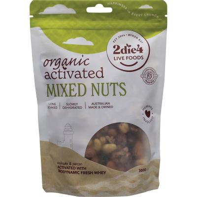 Organic Activated Mixed Nuts Activated with Fresh Whey 300g