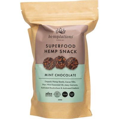 Hemptations Superfood Hemp Snack Mint Chocolate 200g