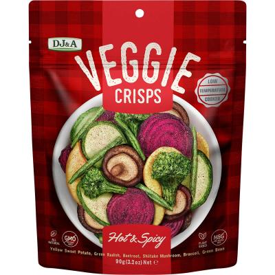 Veggie Crisps Hot & Spicy 9x90g