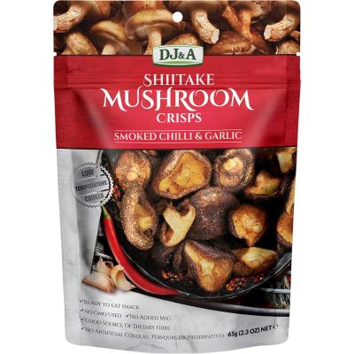 Shiitake Mushroom Crisps Smoked Chilli & Garlic 9x65g