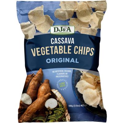 Cassava Vegetable Chips Original 5x100g