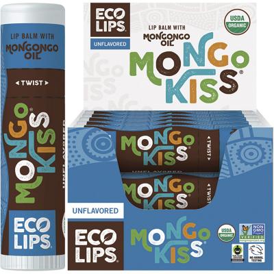 Lip Balm Display Mongo Kiss Unflavoured 15x7g