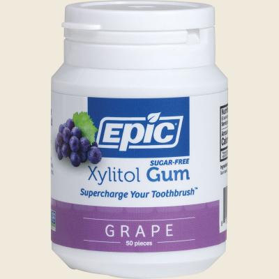 Xylitol Chewing Gum Grape 50pcs
