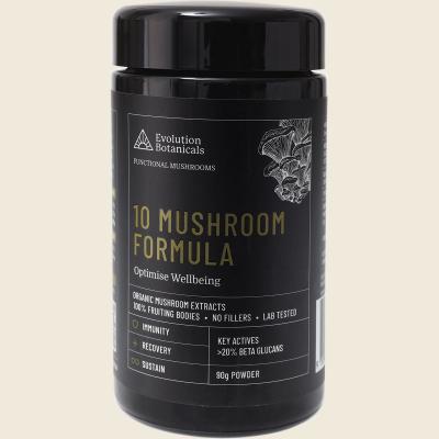 10 Mushroom Formula Optimise Wellbeing 90g