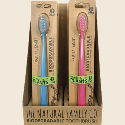 Bio Toothbrush Soft Single Assortment Neon x8