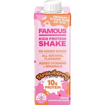 Kids Protein Shake Strawberry 12x250ml