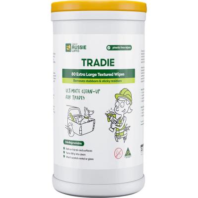 Tradie Extra Large Textured Wipes 80pk