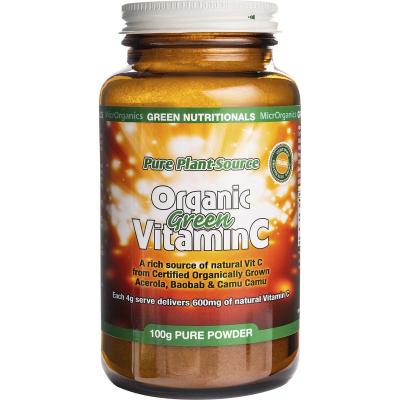 Organic Green Vitamin C Powder 600mg 100g