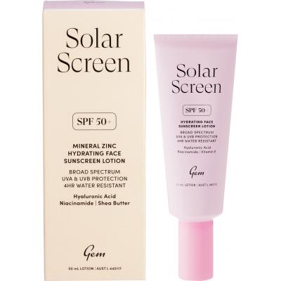 Solar Screen SPF50+ Hydrating Face Sunscreen Lotion 50ml