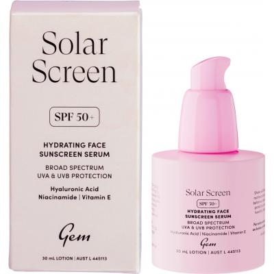 Solar Screen SPF50+ Hydrating Face Sunscreen Serum 30ml