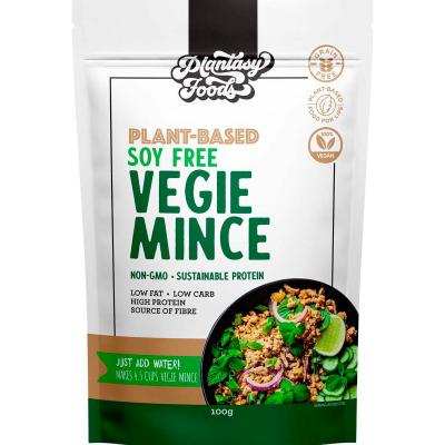 Soy Free Vegie Mince 100% Pea Protein Meat Alternative 100g