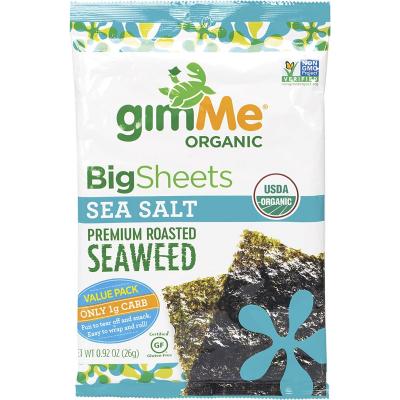 Roasted Seaweed Big Sheets Sea Salt 7 Sheets 26g