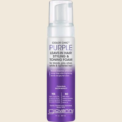 Leave In Hair Styling & Toning Foam Color Chic Purple 207ml