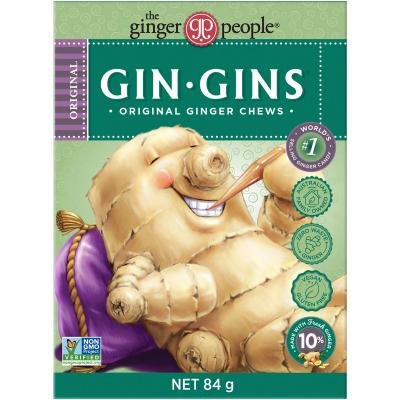 Gin Gins Ginger Candy Chewy Original 12x84g