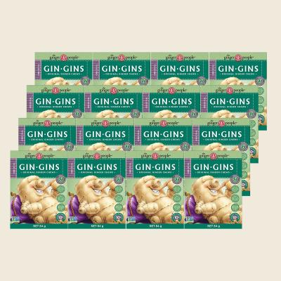 Gin Gins Ginger Candy Chewy Original 12x84g
