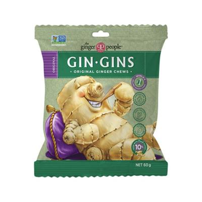 Gin Gins Ginger Candy Bag Chewy Original 12x60g