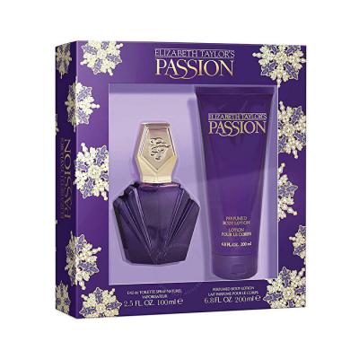 Elizabeth Taylor Passion 2pc Set Eau De Toilette Spray & 200ml Body Lotion 75ml