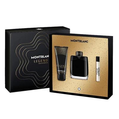 Mont Blanc Legend Men 3pc Gift Set - Eau De Parfum & Shower Gel & 7.5ml Eau De Parfum 100ml