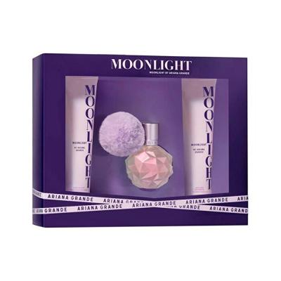 Ariana Grande Moonlight 3pc Set - Eau De Parfum & Body Souffle & Shower Gel 100ml