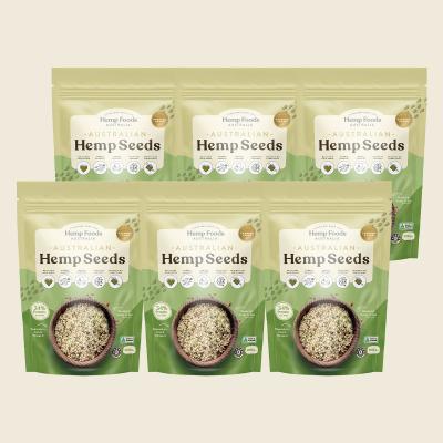 Australian Hemp Seeds Hulled 6x200g