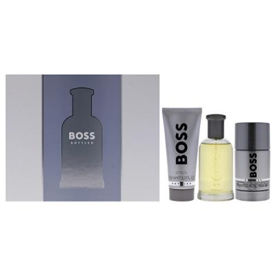 Hugo Boss Bottled 3pc Set - Eau De Toilette & Shower Gel & Deo Stick 75g 100ml