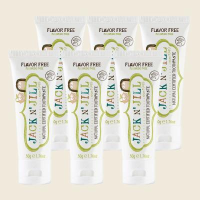 Toothpaste Children Flavour & Fluoride Free 6x50g