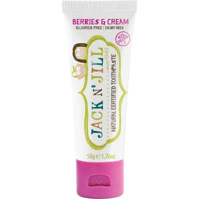 Toothpaste Children Berries & Cream Fluoride Free 6x50g