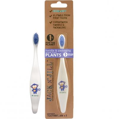 Toothbrush Children Monkey Biodegradable x8