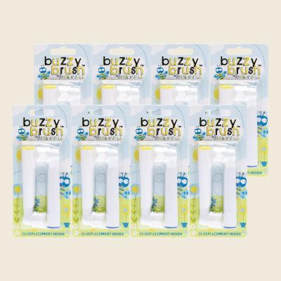 Replacement Heads Buzzy Brush 8x2pk
