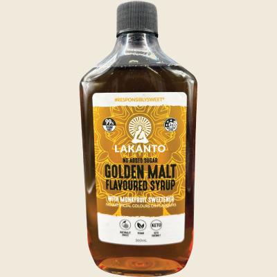 Golden Malt Flavoured Syrup with Monkfruit Sweetener 360ml