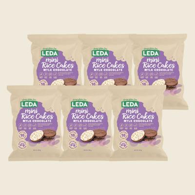 Mini Rice Cakes Mylk Chocolate 6x60g