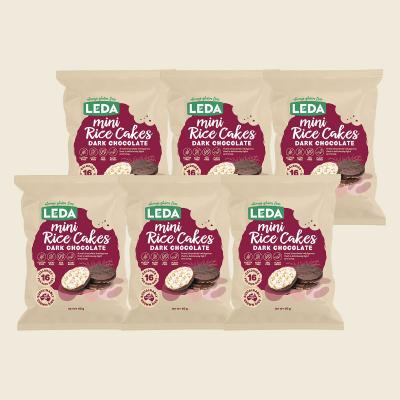 Mini Rice Cakes Dark Chocolate 6x60g
