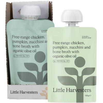Free-range Chicken, Pumpkin, Zucchini & Bone Broth 6x120g
