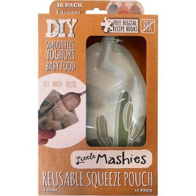 Reusable Squeeze Pouch Boho 10x130ml