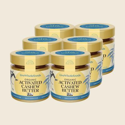 Organic Activated Cashew Butter 6x200g