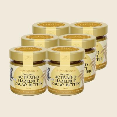 Organic Activated Hazelnut Cacao Butter 6x200g