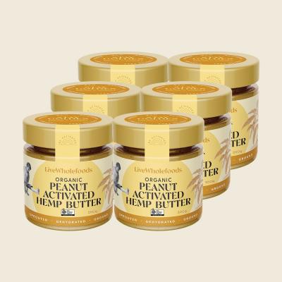 Organic Peanut Activated Hemp Butter 6x200g