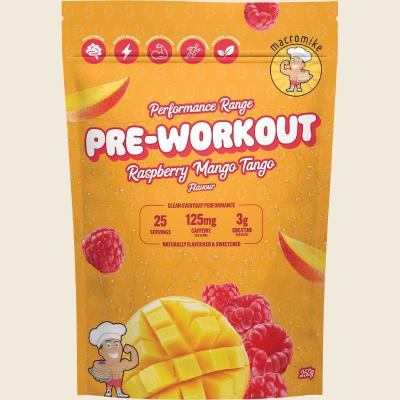 Pre Workout Raspberry Mango Tango 250g