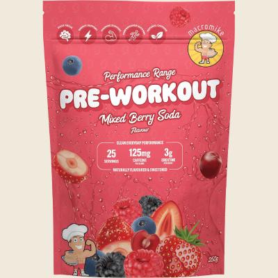 Pre Workout Mixed Berry Soda 250g