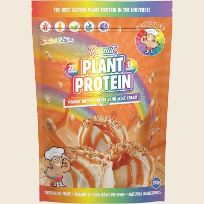 Peanut Plant Protein Peanut Butter Toffee Vanilla Cream 520g