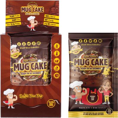 Mug Cake Mix Plant Protein Double Choc Chip 12x50g