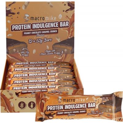 Protein Indulgence Bar Peanut Choc Caramel Crunch 12x50g