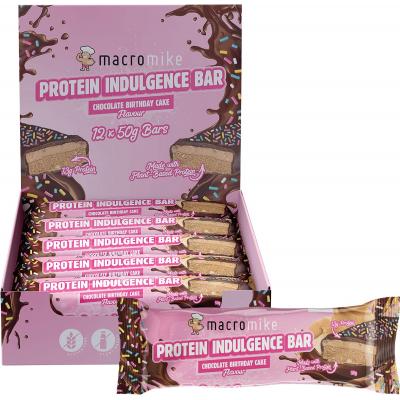 Protein Indulgence Bar Chocolate Birthday Cake 12x50g