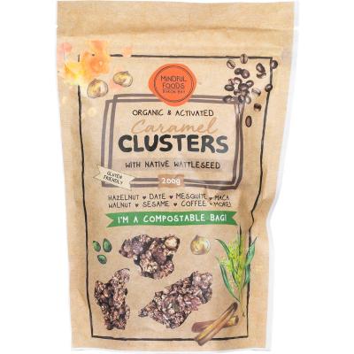 Caramel Clusters Native Wattle Seed Organic & Activated 200g