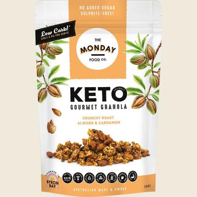 Keto Gourmet Granola Crunchy Roast Almond & Cardamon 300g