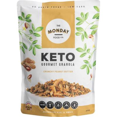 Keto Gourmet Granola Crunchy Peanut Butter 800g